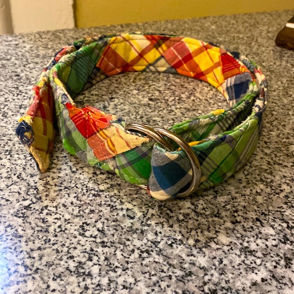 J. Crew Other - J. Crew patchwork multicolored D-ring belt - S/M